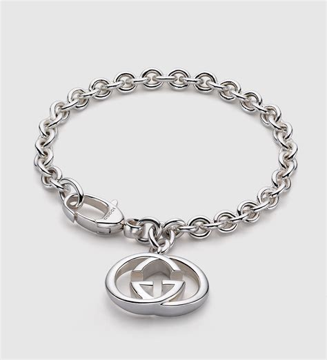 gucci charm bracelets for women|gucci interlocking g silver bracelet.